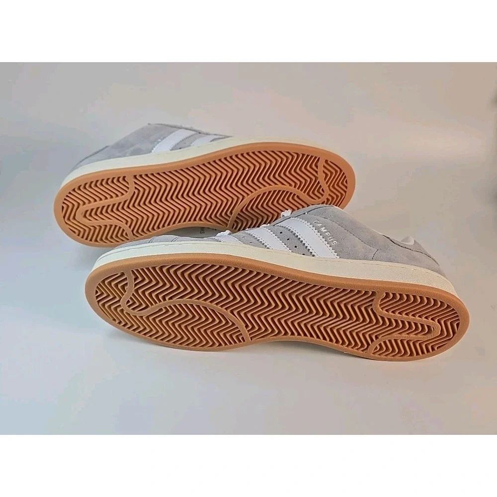adidas Campus 00's Men's Low Top Shoes Gray/ White -‎ HQ8708 Men 10.5 Woman 11.5